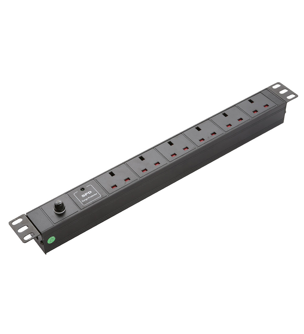 NETPRO PDU 6-Way 1U with Circuit Breaker 13A NP-CPDU6-CB UK