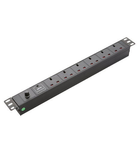 NETPRO PDU 6-Way 1U with Circuit Breaker 13A NP-CPDU6-CB UK