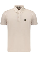 REFRIGIWEAR MEN'S SHORT-SLEEVE POLO SHIRT, BEIGE