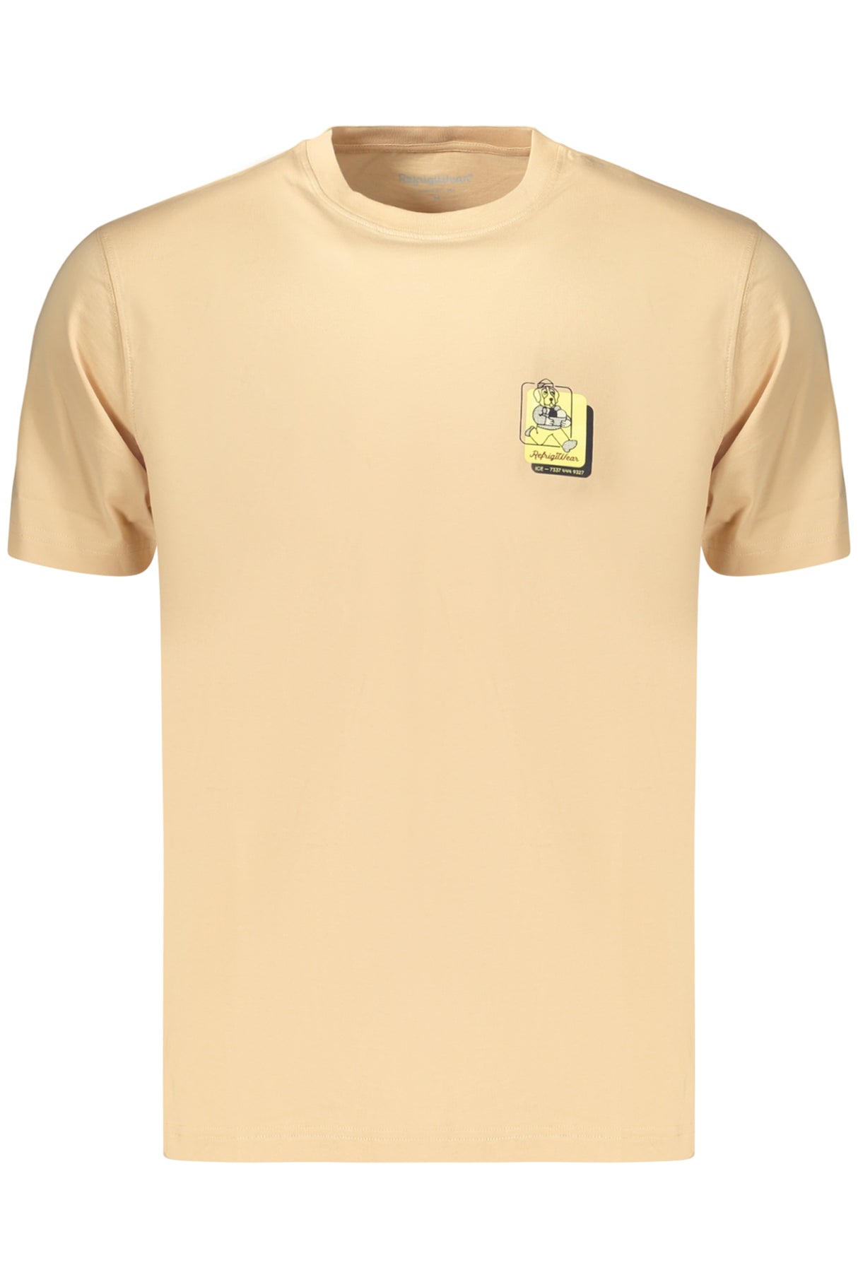 REFRIGIWEAR MEN'S SHORT-SLEEVE T-SHIRT, BEIGE