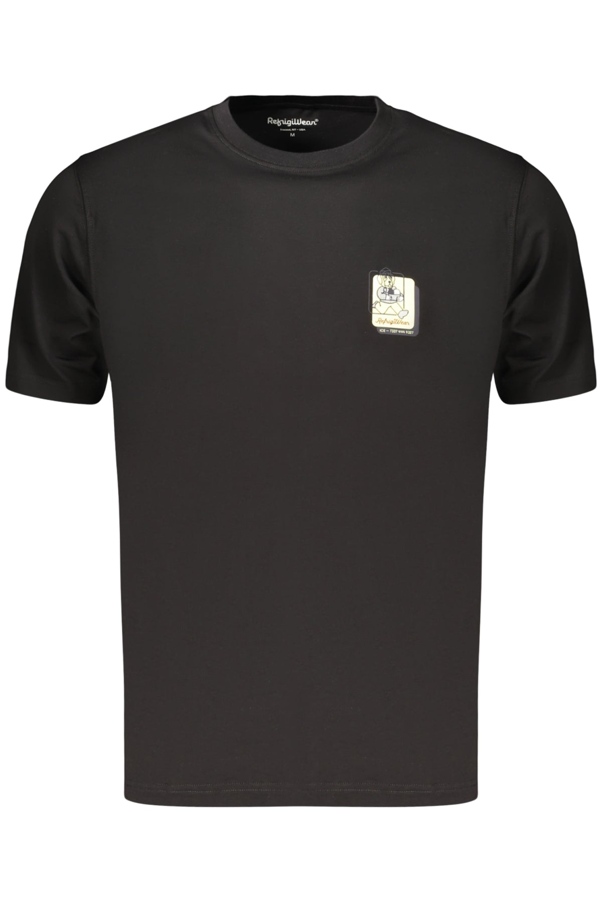 REFRIGIWEAR MEN'S SHORT-SLEEVE T-SHIRT BLACK
