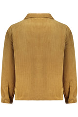 MEN'S BROWN LONG-SLEEVED RIFLE SHIRT