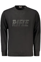 RIFLE MEN'S BLACK ZIP-UP SWEATSHIRT
