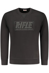 RIFLE MEN'S BLACK ZIP-UP SWEATSHIRT