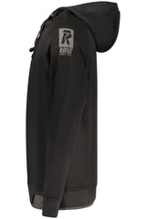 RIFLE MEN'S BLACK ZIP-UP SWEATSHIRT