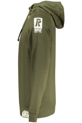 RIFLE MEN'S ZIP-UP SWEATSHIRT GREEN
