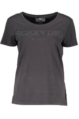 SCERVINO STREET WOMEN'S SHORT SLEEVE T-SHIRT BLACK