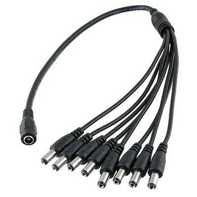 Dahua DC Power Splitter Cable 1in 8out PFM979-1S8P