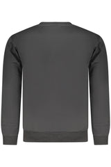 SUPERGA MEN'S BLACK ZIP-UP SWEATSHIRT