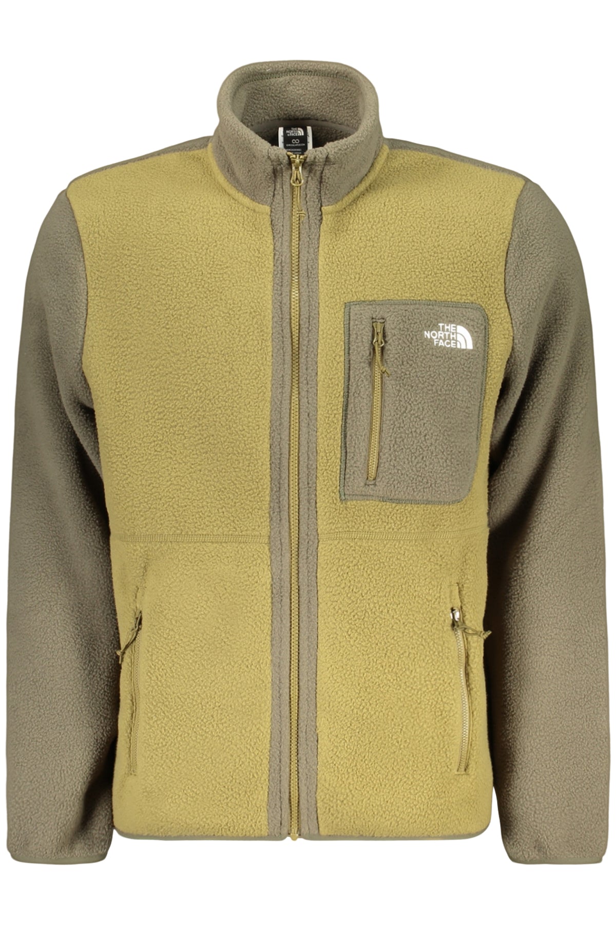 THE NORTH FACE MEN'S GREEN ZIP-UP SWEATSHIRT