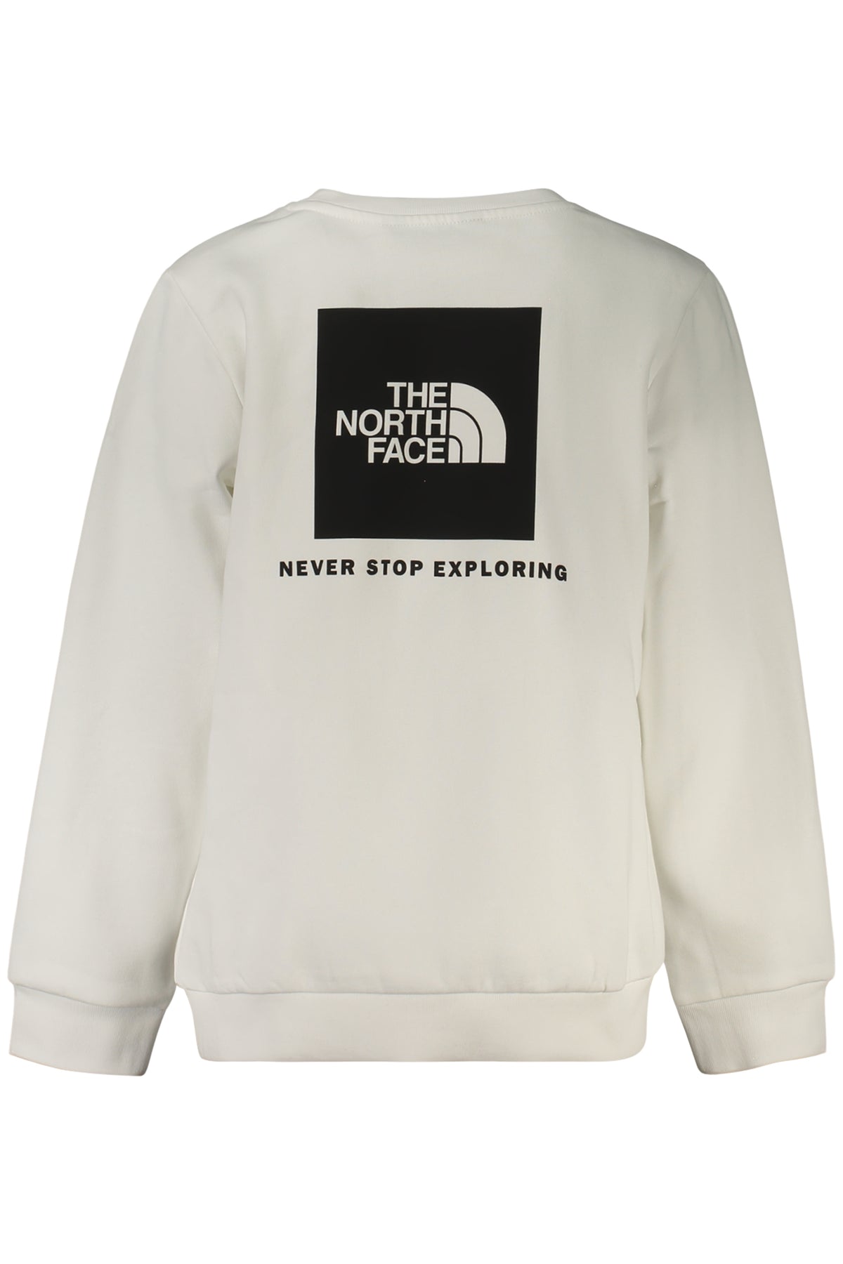 THE NORTH FACE CHILDREN'S WHITE ZIP-UP SWEATSHIRT