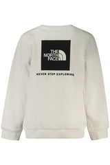 THE NORTH FACE CHILDREN'S WHITE ZIP-UP SWEATSHIRT