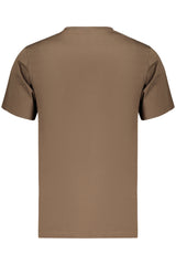 THE NORTH FACE MEN'S SHORT-SLEEVE T-SHIRT BROWN