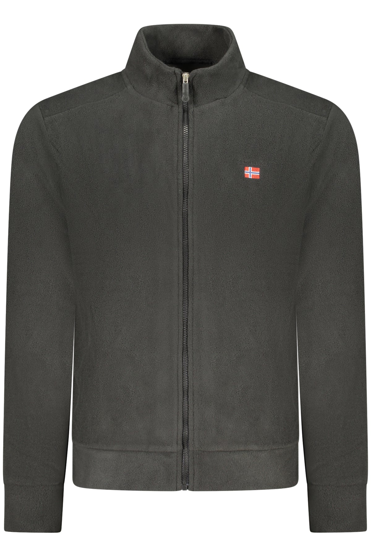 THE NORTH STONE MEN'S BLACK ZIP-UP SWEATSHIRT