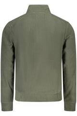 THE NORTH STONE MEN'S GREEN ZIP-UP SWEATSHIRT