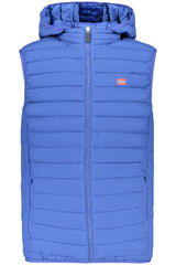 THE NORTH STONE MEN'S BLUE SLEEVELESS JACKET