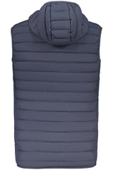 THE NORTH STONE MEN'S BLUE SLEEVELESS JACKET