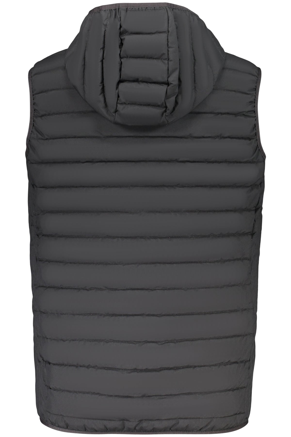 THE NORTH STONE MEN'S BLACK SLEEVELESS JACKET