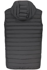 THE NORTH STONE MEN'S BLACK SLEEVELESS JACKET