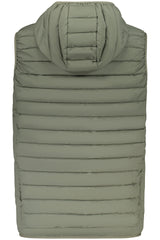 THE NORTH STONE MEN'S GREEN SLEEVELESS JACKET