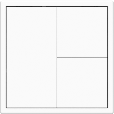HDL Panel TILE SERIES Ivory White 3 Button V2.1