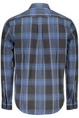 TIMBERLAND MEN'S LONG-SLEEVED SHIRT, BLUE