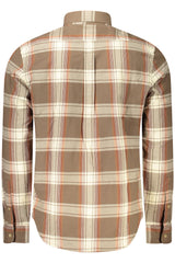 TIMBERLAND MEN'S LONG-SLEEVED SHIRT, BROWN
