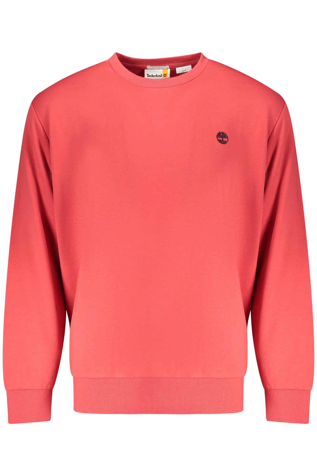 TIMBERLAND MEN'S RED ZIP-UP SWEATSHIRT