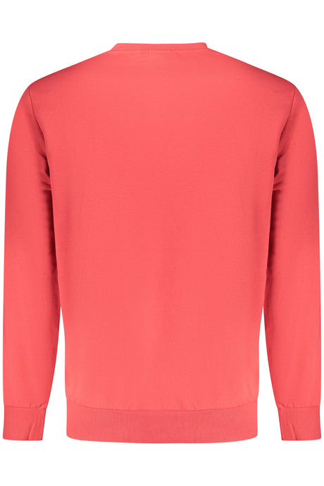 TIMBERLAND MEN'S RED ZIP-UP SWEATSHIRT