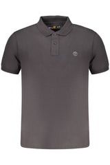 TIMBERLAND MEN'S SHORT-SLEEVE POLO SHIRT BLACK