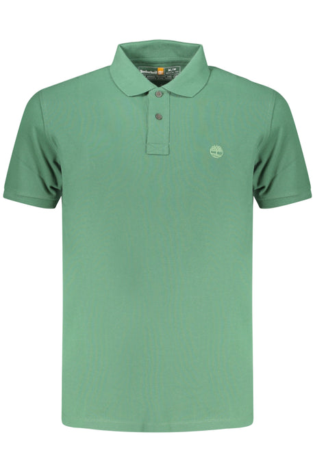 TIMBERLAND MEN'S SHORT-SLEEVE POLO SHIRT GREEN