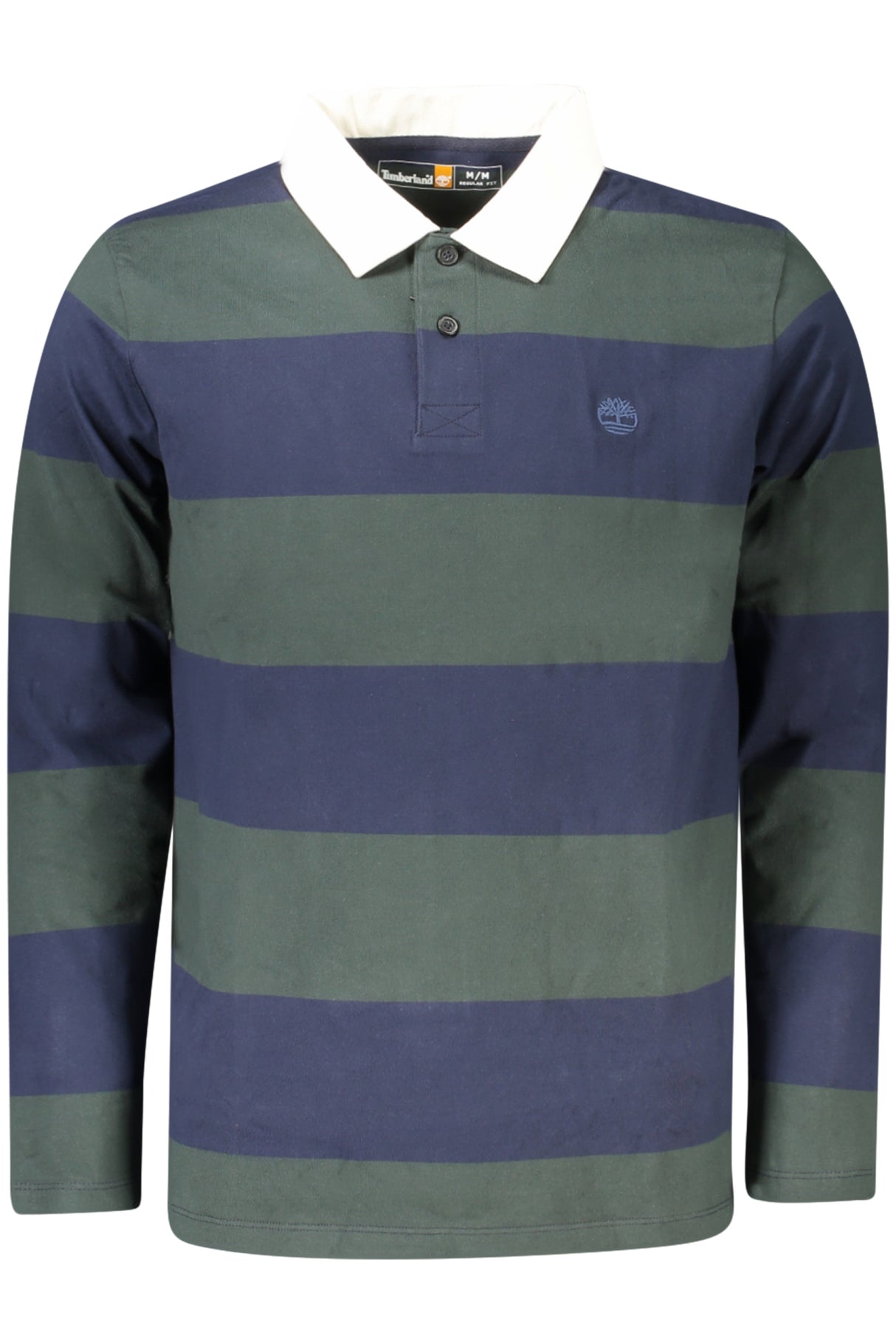 TIMBERLAND MEN'S LONG-SLEEVE POLO SHIRT, GREEN
