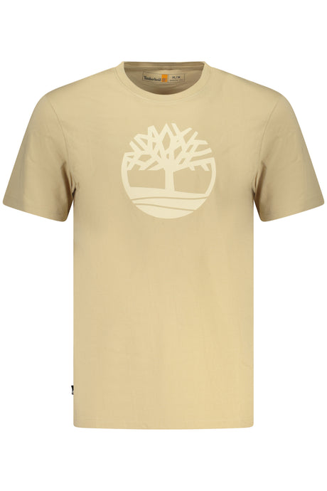 TIMBERLAND MEN'S SHORT-SLEEVE T-SHIRT BEIGE