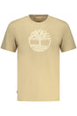 TIMBERLAND MEN'S SHORT-SLEEVE T-SHIRT BEIGE