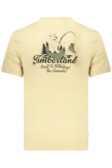 TIMBERLAND MEN'S SHORT-SLEEVE T-SHIRT BEIGE