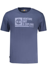 TIMBERLAND MEN'S SHORT-SLEEVE T-SHIRT BLUE