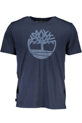 TIMBERLAND MEN'S SHORT SLEEVE T-SHIRT BLUE