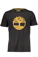 TIMBERLAND MEN'S SHORT SLEEVE T-SHIRT BLACK