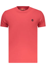 TIMBERLAND MEN'S SHORT-SLEEVE T-SHIRT RED