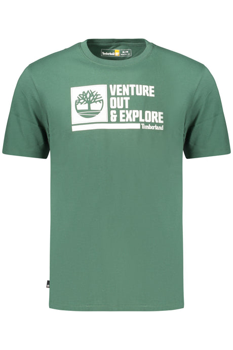 TIMBERLAND MEN'S SHORT-SLEEVE T-SHIRT GREEN