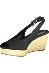 TOMMY HILFIGER WOMEN'S SANDAL FOOTWEAR BLACK