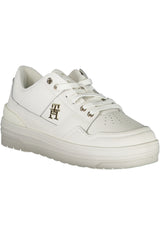 TOMMY HILFIGER WHITE WOMEN'S SPORTS SHOES