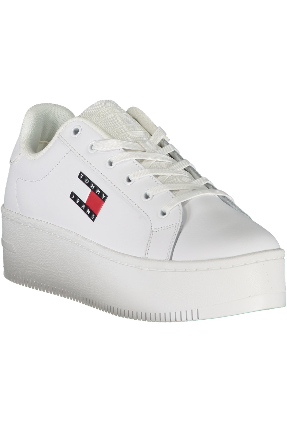 TOMMY HILFIGER WHITE WOMEN'S SPORTS SHOES