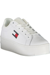 TOMMY HILFIGER WHITE WOMEN'S SPORTS SHOES