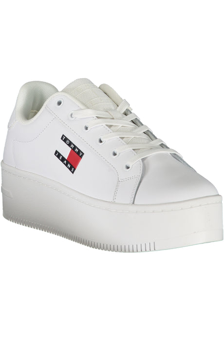 TOMMY HILFIGER WHITE WOMEN'S SPORTS SHOES