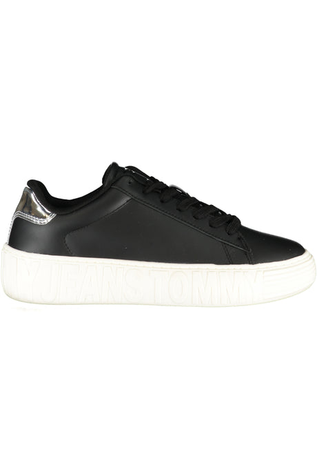 TOMMY HILFIGER BLACK WOMEN'S SPORTS SHOES