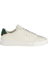 TOMMY HILFIGER MEN'S WHITE SPORTS SHOES