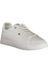 TOMMY HILFIGER MEN'S WHITE SPORTS SHOES