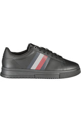TOMMY HILFIGER BLACK MEN'S SPORTS SHOES