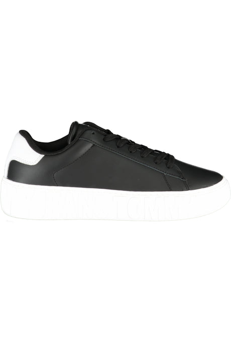 TOMMY HILFIGER BLACK MEN'S SPORTS SHOES